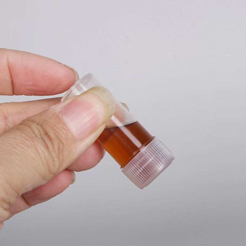 50PCS Plastic Plastic Vials with Lids 5ML Test Tube for Lab Small Items