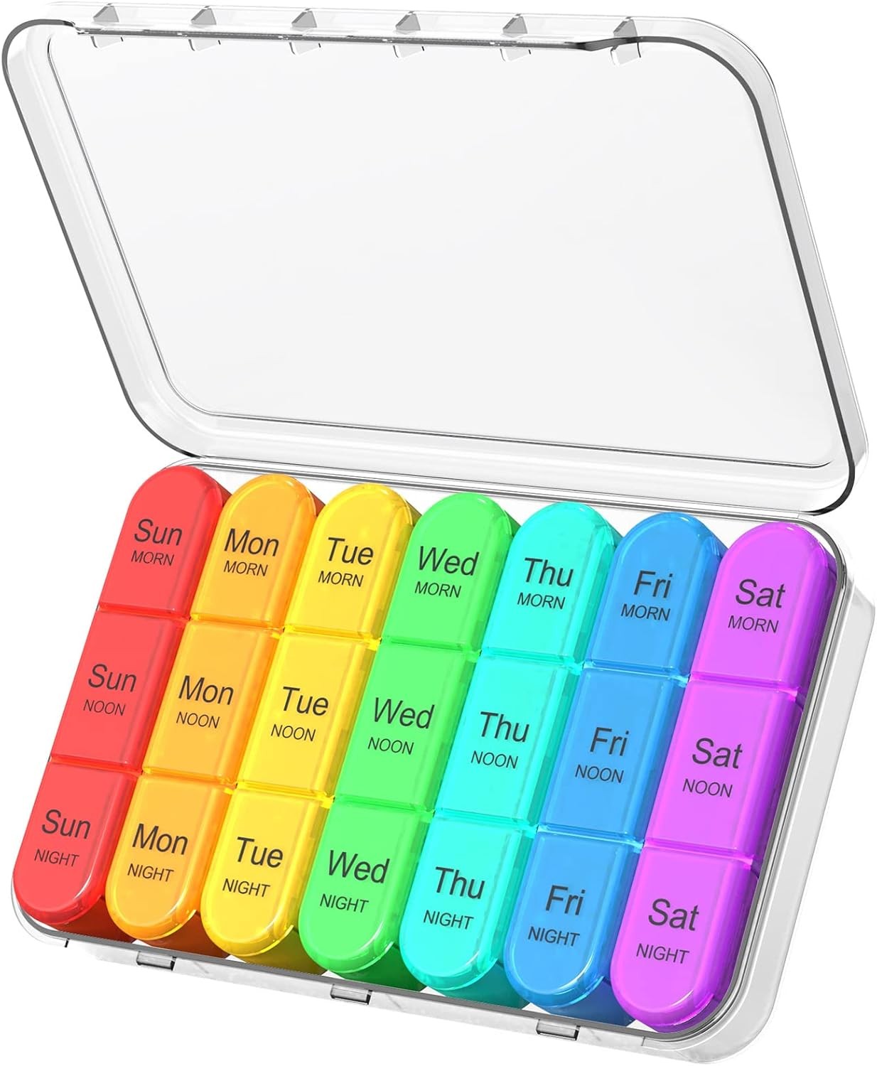 7 Day Weekly Pill Box Medicine Tablet Organizer Dispenser Container Large Case