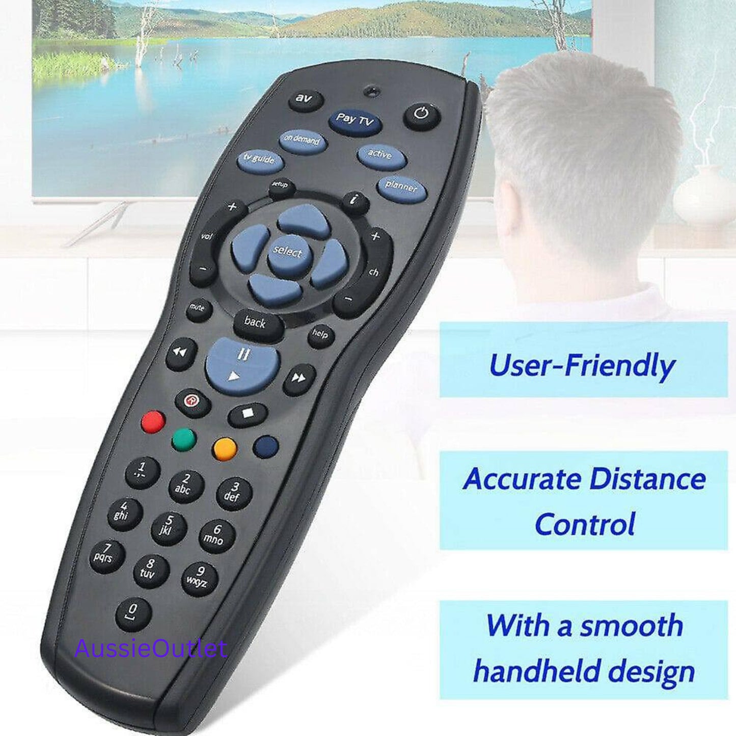 NEW PayTV Remote Control Compatible with Foxtel, Standard IQ IQ2 IQ3 IQ4 HD