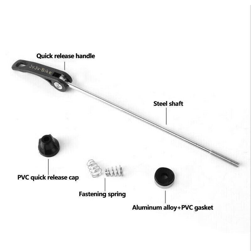 MTB Road Bicycle Bike Wheel Hub Skewer Front Rear Quick Release Axle