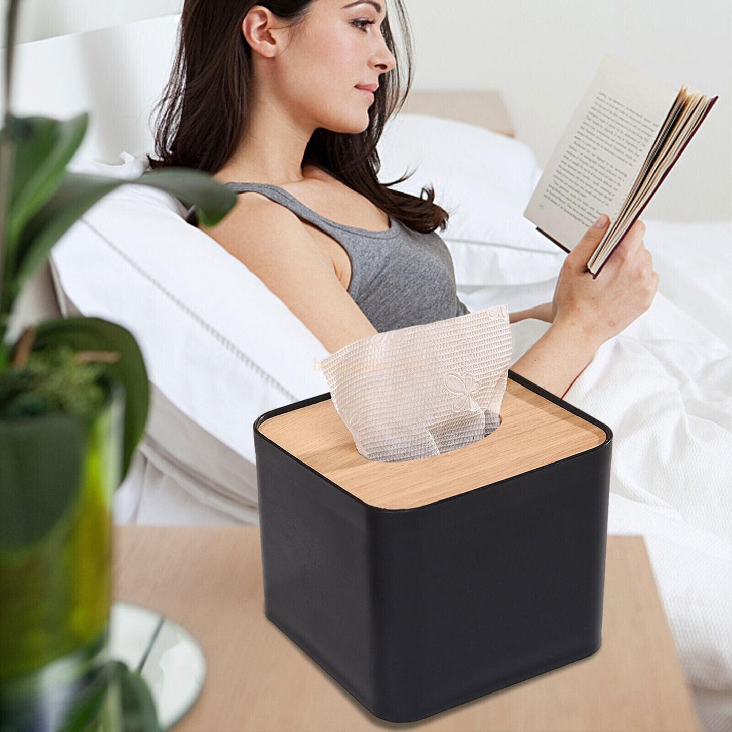 NEW HOT Square Tissue Box Cover - Stylish Cube Tissue Box Holder | Bnb Supplies