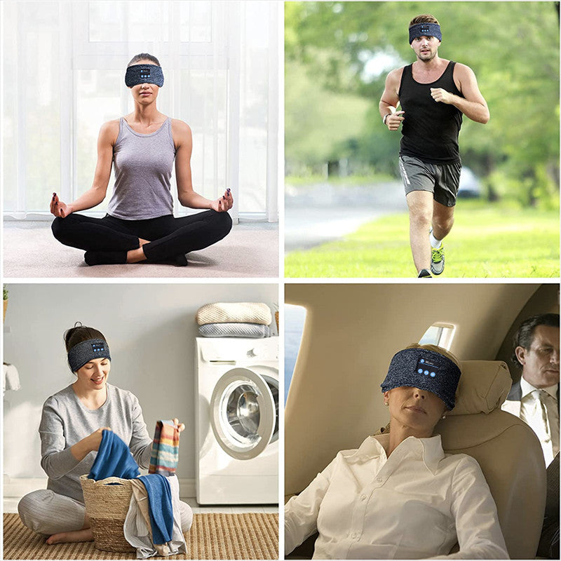 Wireless Bluetooth 5.0 Stereo Eye Mask Headphones Earphone Sleep Music Mask AU