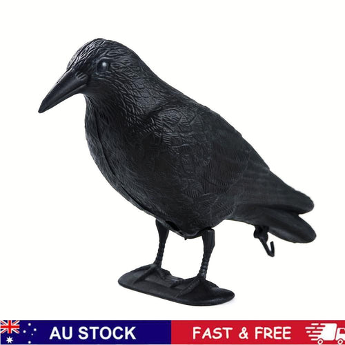 Pigeon Scarer Life Size Decoy Crow Pest Control Repellent Deterrent Scarecrow AU