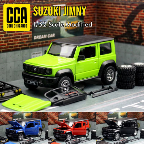 1:32 Suzuki Jimny Model Car Diecast Toy Cars Take Apart Toys Kids Gifts Green – Compatible with Suzuki