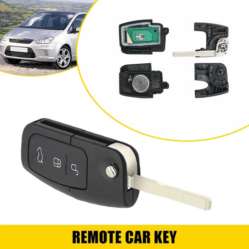 Transponder 3Button Remote Flip Key Fits FORD BF FG Falcon Territory Mondeo FPV