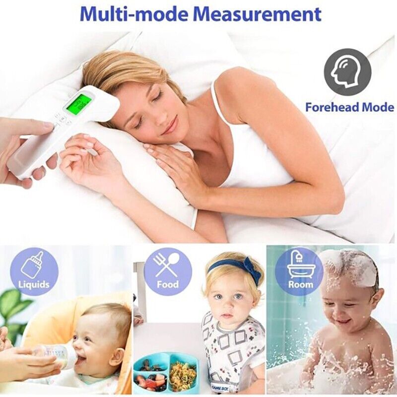 Non Touch Infrared Temperature Thermometer Digital Forehead Baby Adult Body Gun