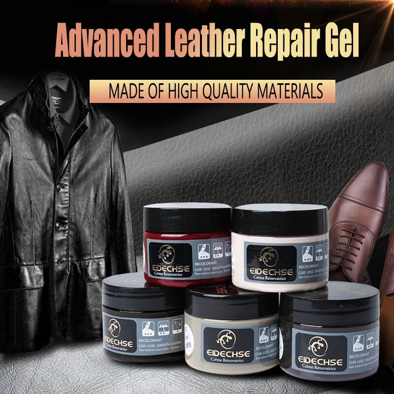 Advanced Leather Repair Gel Kit Filler Restore Car Seat Sofa Scratch Rips Holes