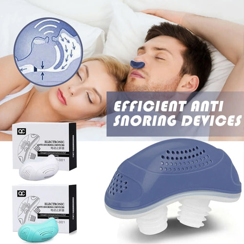 Anti Snoring Device Mini Electric CPAP Noise Sleep Apnea Stop Snore Aid Stopper