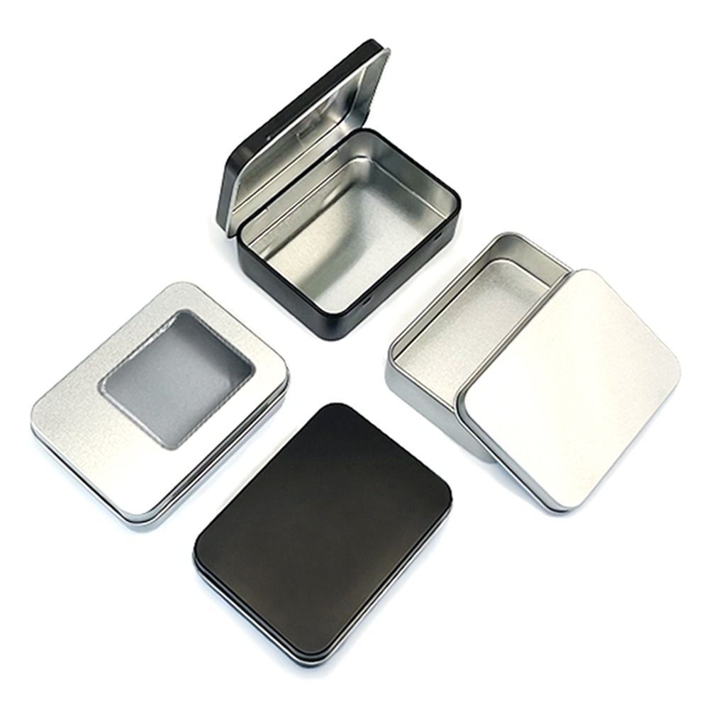 Empty Storage Box Multistyles Trading Card Case Small Tin Box Candy