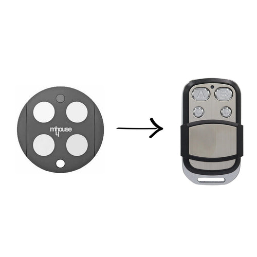 Mhouse/MyHouse Door Gate Remote Control Compatible GTX4 G TX4 433.92mhz