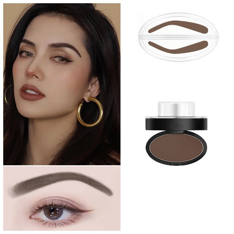 Cosmetic Definition Natural Shape Eyebrow Shadow Stamp Waterproof Brow Dye Kit