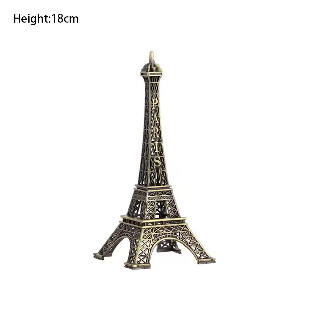 Bronze Eiffel Tower Model Metal Eiffel Tower Decorative Ornaments