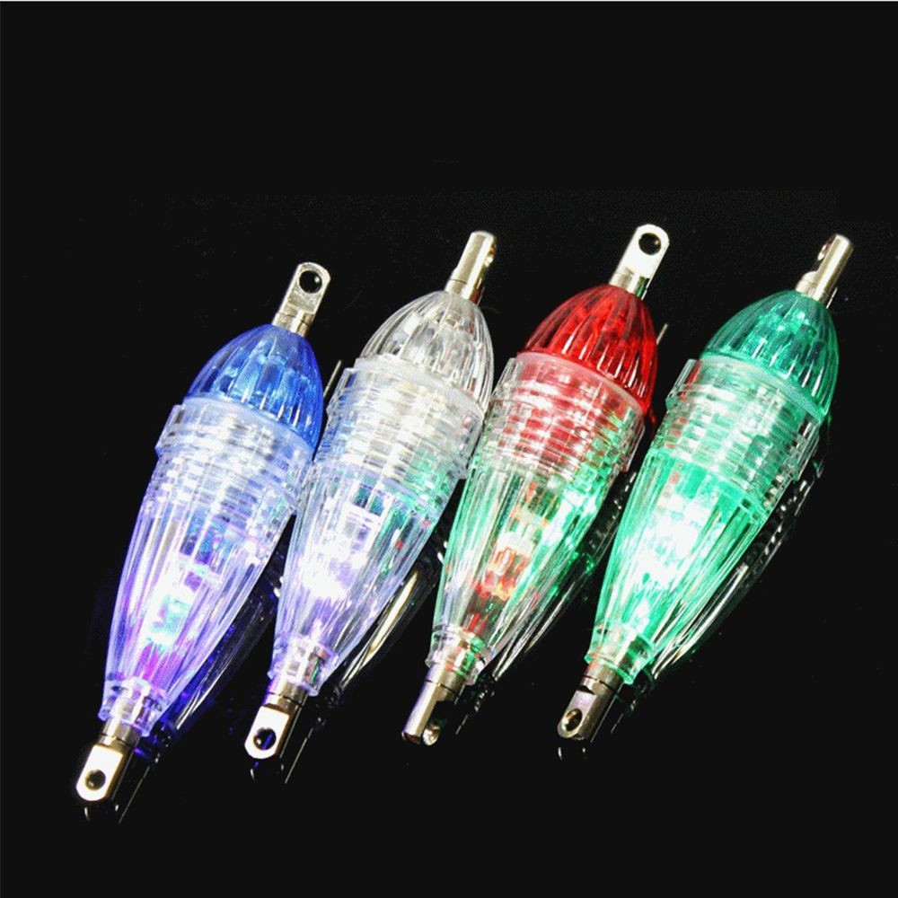 Underwater Diamond Shape Fishing Squid LED Lure Light Flash Lamp Bass Spoon