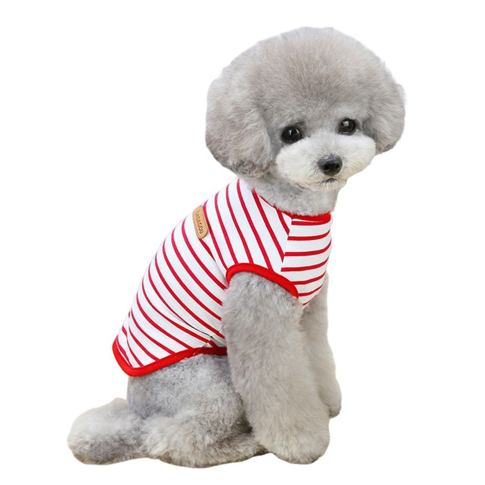 Cotton Dog Clothes Spring Summer Small Dogs Pullovers Cat