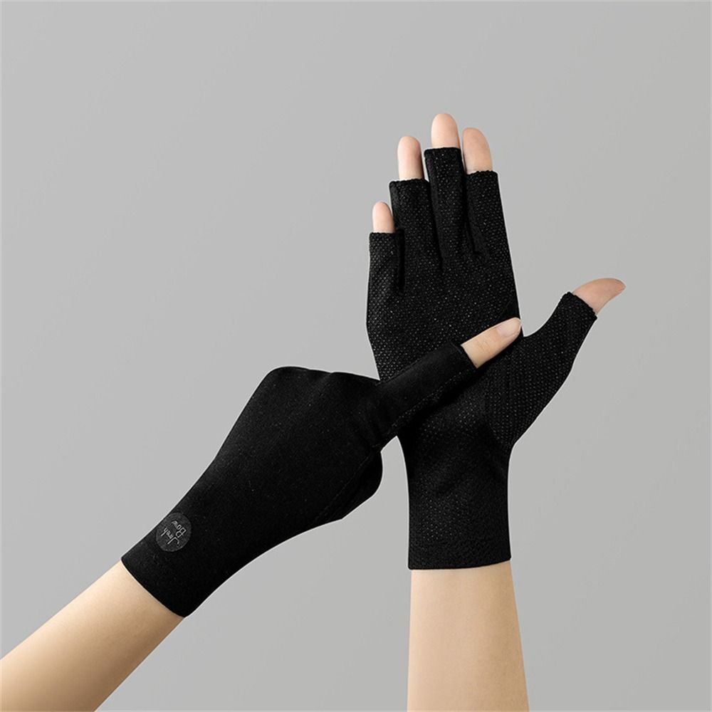 Thin Sun Protection Gloves Cotton Touch Screen Gloves Anti-UV Mittens Outdoor