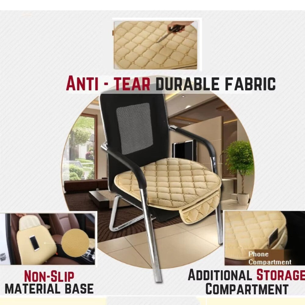 Anti-slip Car Seat Cover Keep Warm Auto Protector Mat Pad Winter