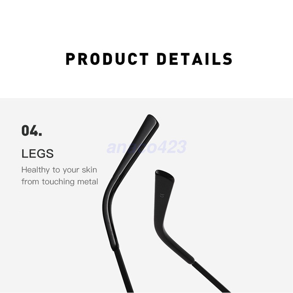 2PACK Men Square Metal Frame Spring Hinge Reading Glasses Eyeglasses +1.0 ~ 6.0