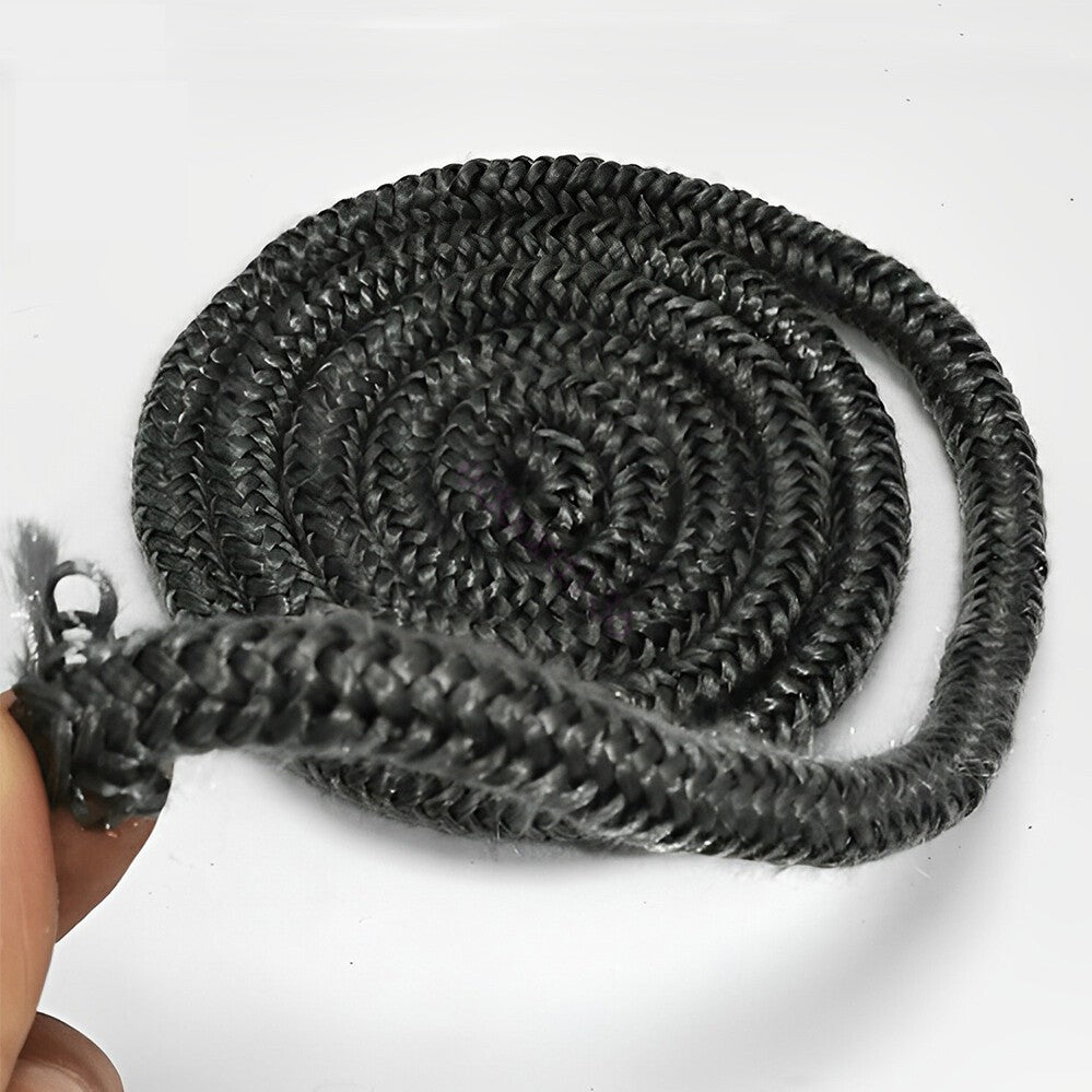 6-25MM Wood Fire Stove Heater Door Rope Seal Gasket Fiberglass Fireplace 200CM