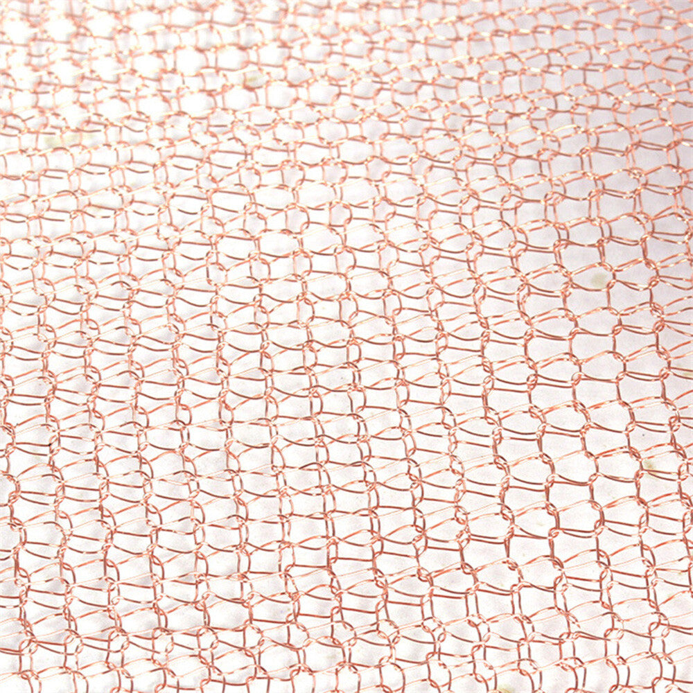 6/10 Metres Pure Copper Mesh Knitted Soffit Mesh Rats Rodent Slug Snail Control