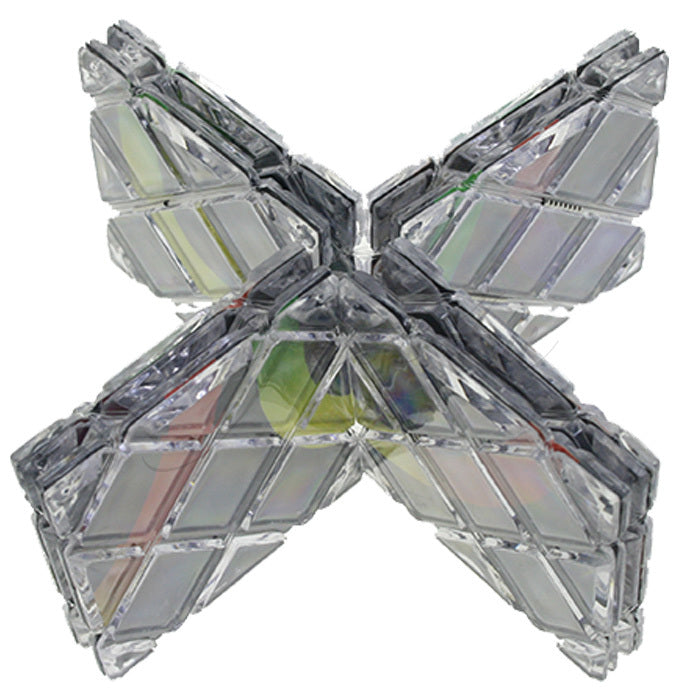 8 Panel 3 Ring for Rubik Master Magic Folding Puzzle Toy Ghost Hand AU