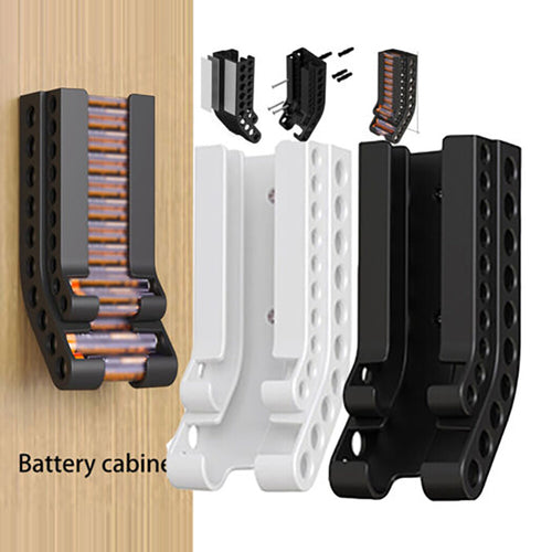 AA Battery & AAA Batteries Holder Storage Organizer Wall Wounted Dispenser Box