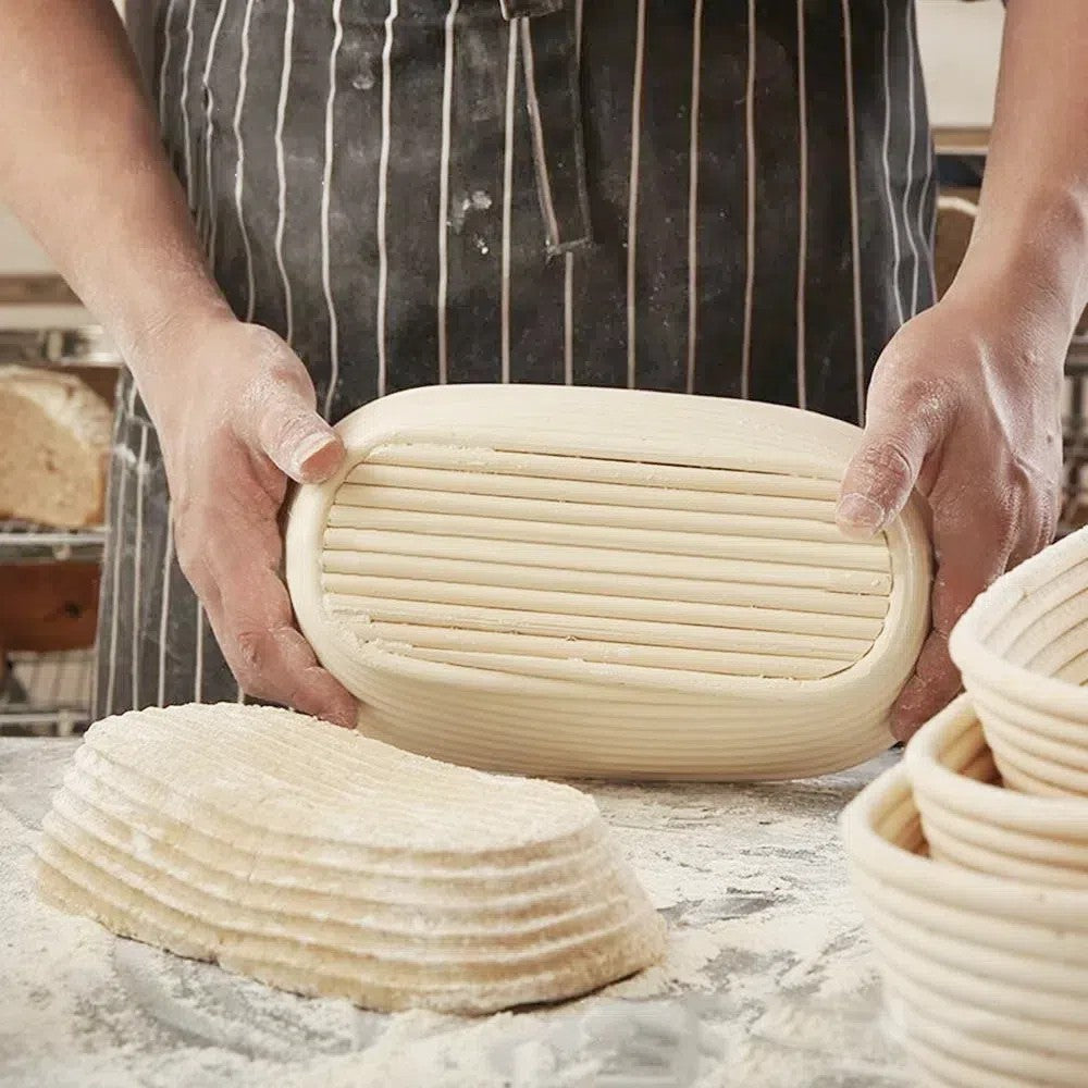 Proofing Basket Round Oval Baking Dough Basket Rattan Sourdough Banneton Bread