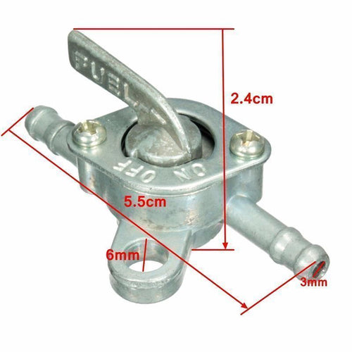 6mm Petrol Fuel Valve Tank Tap Switch Cock PetCock Pocket ATV Quad Pit Dirt Bike