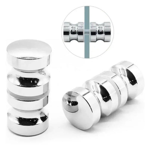 Aluminum Shower Glass Door Handle Sliding Shower Doors Knob Bathroom Hardware