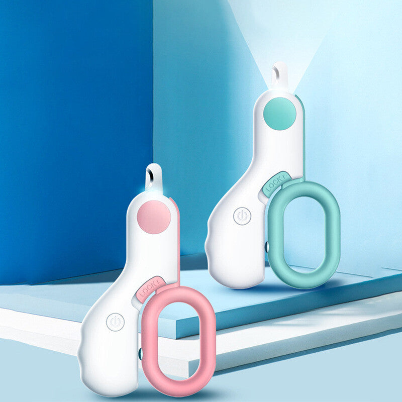 Pet Cat Dog Nail Toe Claw Clippers Scissors Trimmer Grooming Tool With LED Light
