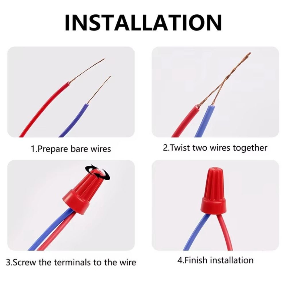Boxed Wire Connectors Nuts Insulated Twist Caps Nuts Electrical
