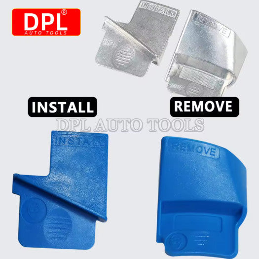 2PCS Metal Stretch Belt Remover & Installer Tool Kit Set For Car Auto Accessory