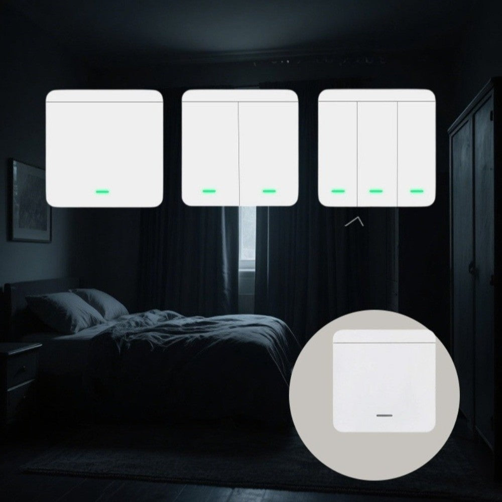 1/2/3 Gang Wireless Remote Control Switch LED Light Switch Home Automation