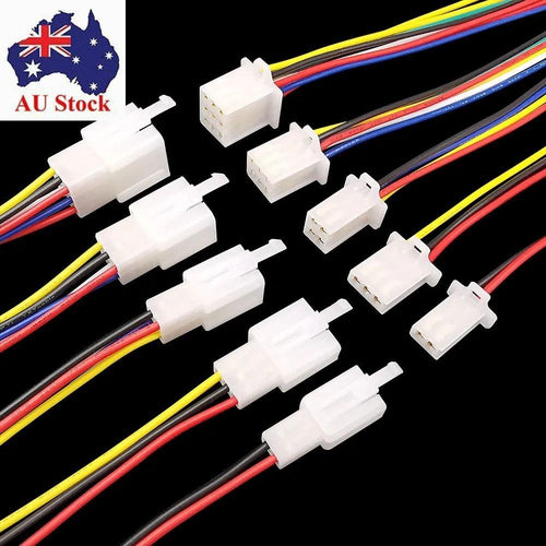 2.8mm Male Female Socket Cable Terminals Plug Kits Motorcycle Ebike Car