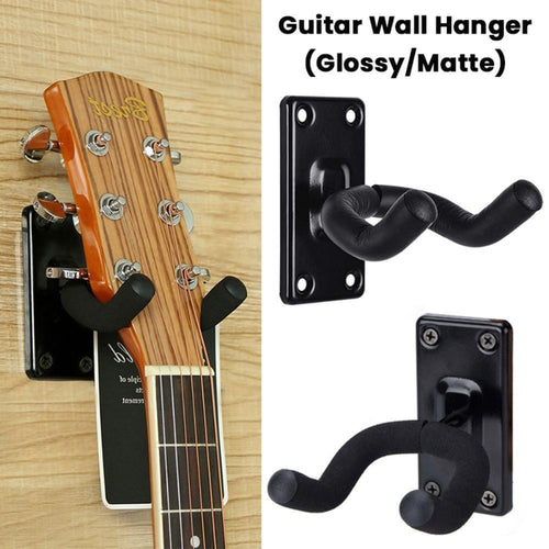 Wall Mount Guitar Hook Non-slip Ukulele Hanger Guitar Display Rack Bass