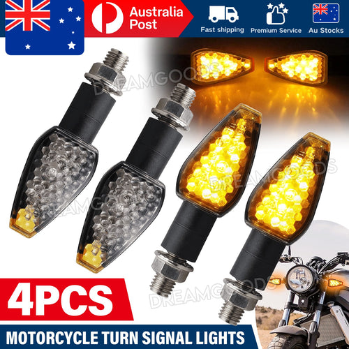 2pcs 12V Motorcycle Turn Signals Turn Signal Light 14LED Turn Signal Indicator Amber Light Blinker LED turn signal light