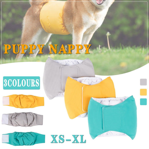 XS-XL Male Dog Puppy Nappy Diaper Belly Wrap Band Sanitary Pants Underpants AU