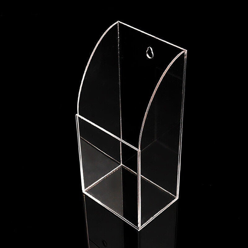 TV Remote Control Holder Wall Mount Clear Acrylic Organizer Stand Box Storage AU