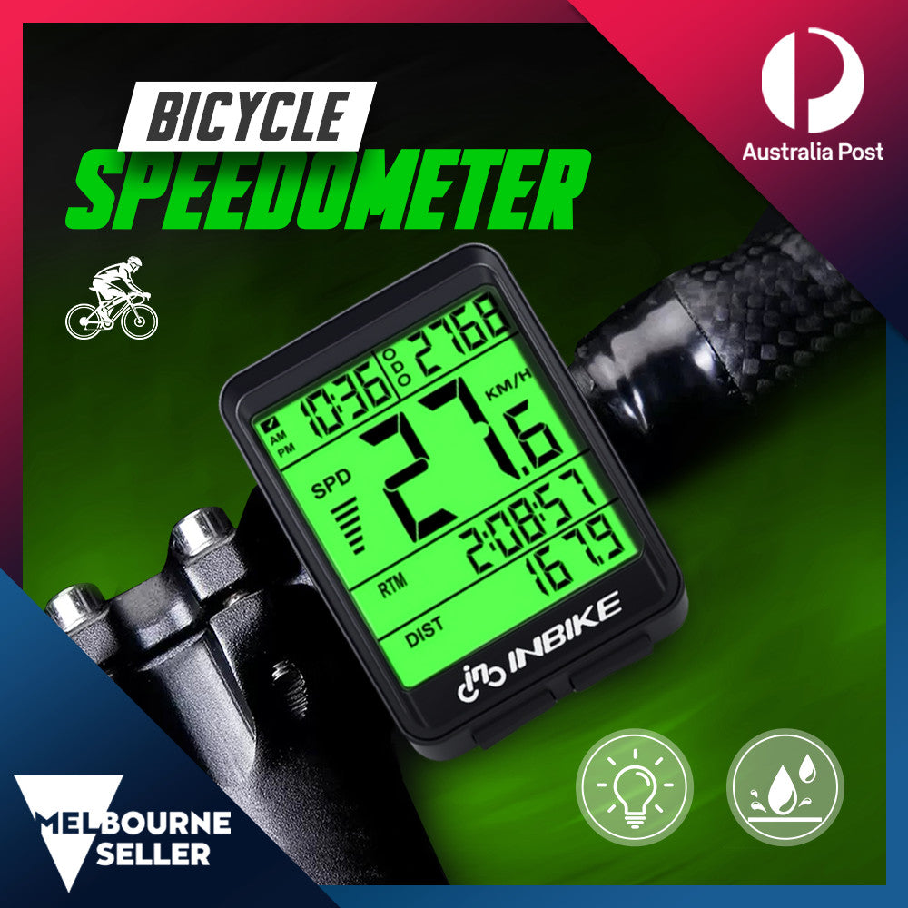 Wireless Cycling Bike Bicycle LCD Cycle Speedometer Computer Odometer Waterproof