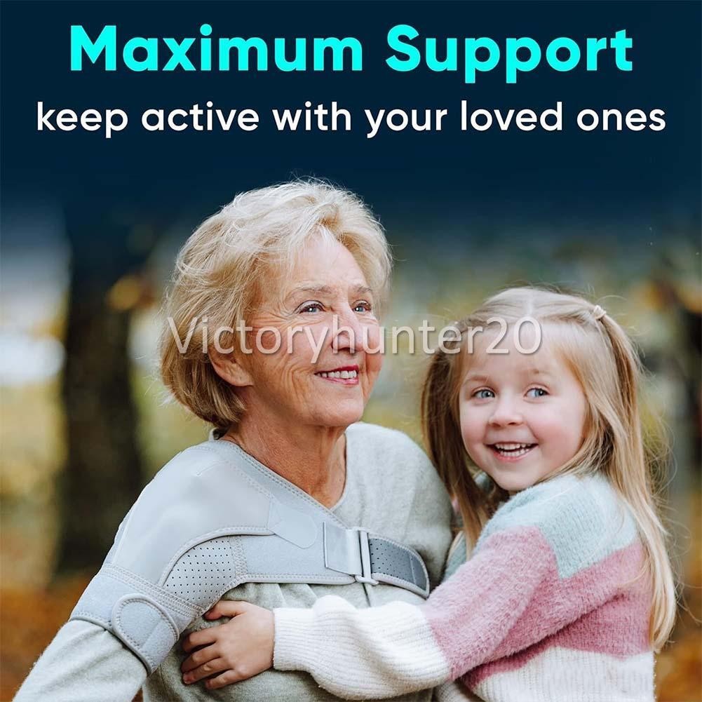 Right Shoulder Brace Injury Dislocate Rotator Cuff Support Compression Wrap F