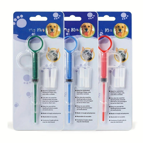 Tablet Syringe Pusher Cat Pill Shooter Dog Piller Pill Gun Pet Pill Dispenser