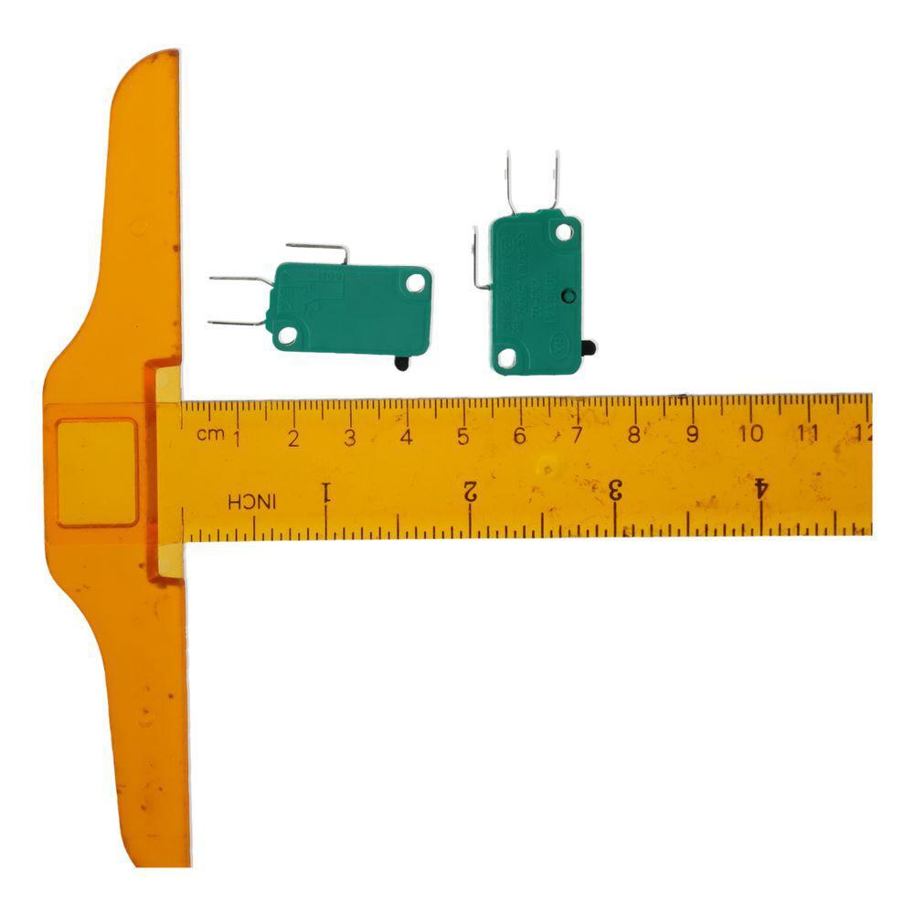 2pcs Green Micro Limit Switches 16A 125/250VAC Limit Switch PCB Terminals