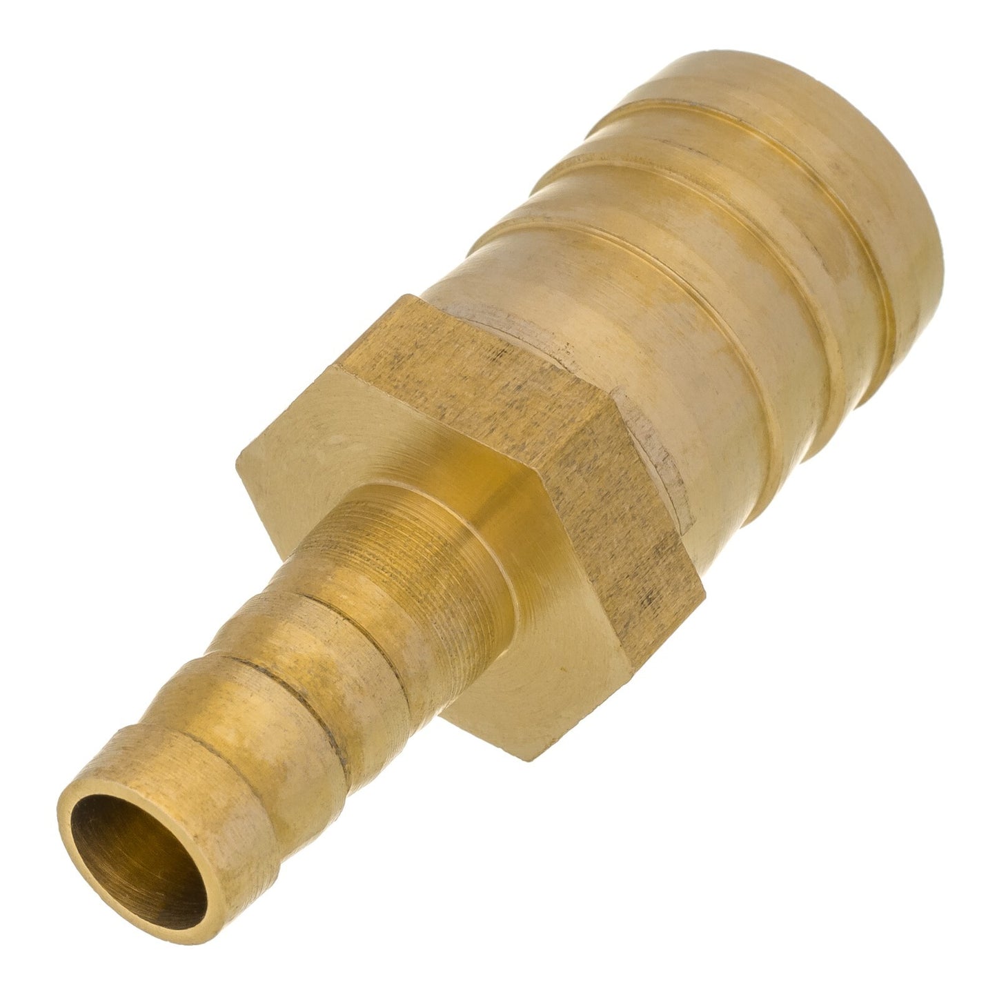 Brass 19mm To 10mm Straight Barb Fitting Hose Valve Air Water Adapter Converter