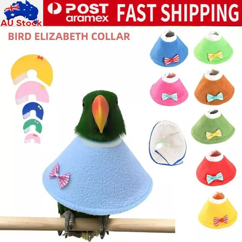 Elizabeth Circle Bird Plush Collar Parrot Elizabeth Ring Bird Protection Supply