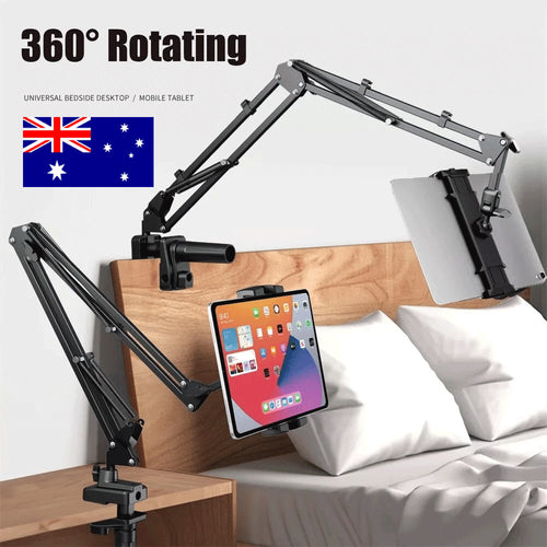 Aluminium Universal Tablet Holder Lazy Bed Desk Tablet Stand Mount for iPad Pro