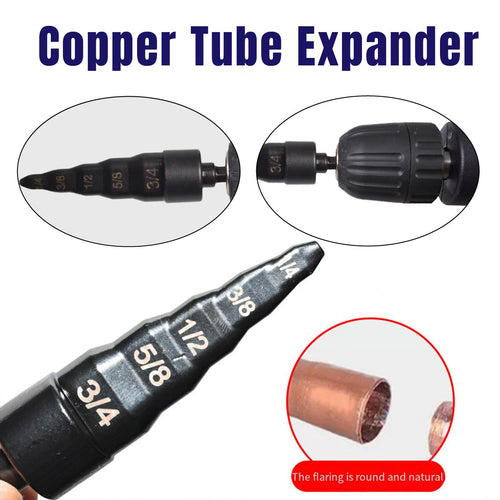 HVAC Copper Pipe Expander Hex Drill Reamer Air Conditioner Installation Tool AU