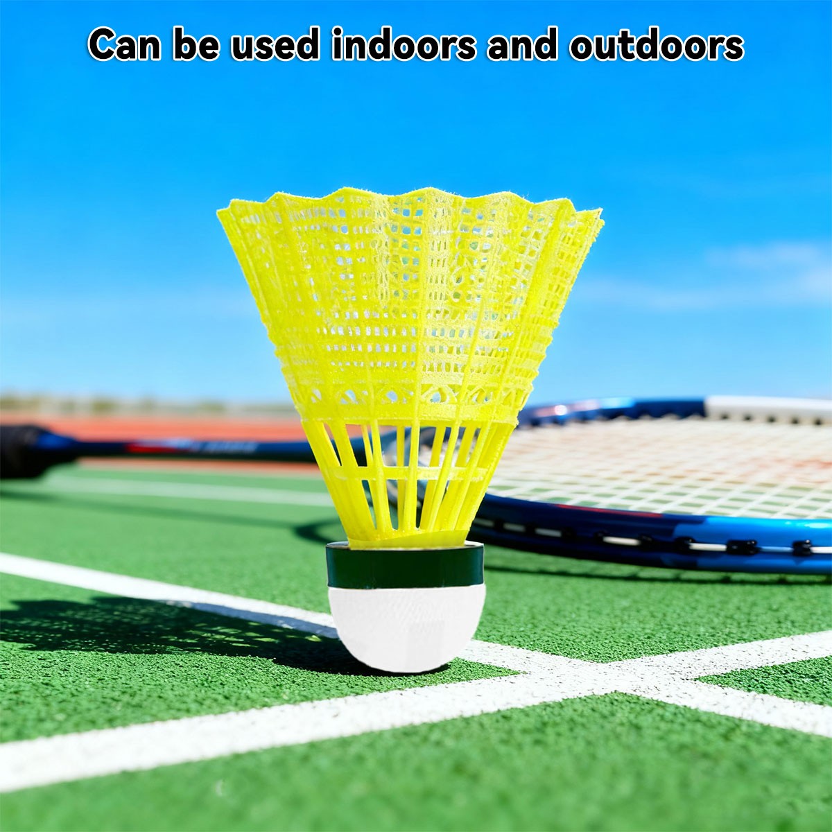 6x Nylon Badminton Shuttlecocks High Speed Durable Sports Training Practice Game