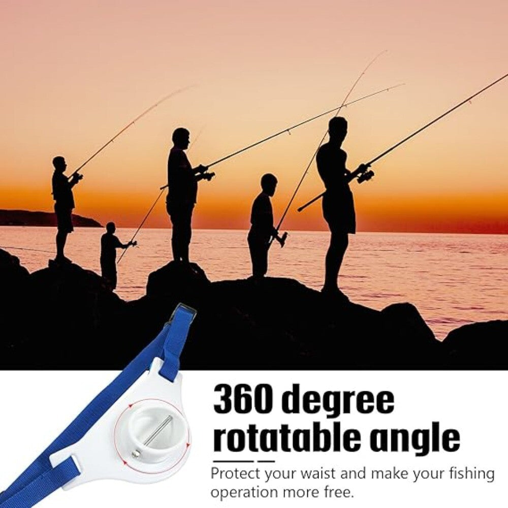 Gimbal Fishing Fighting Waist Belt Fishing Belt Inserter Deep Sea