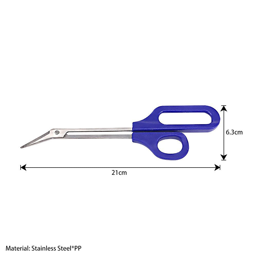 Long Handled Toe Nail Clippers Angled Scissors Cutters Chiropody Thick Large BH