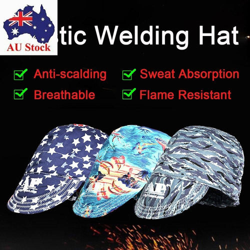 Sweat Absorption Welder Work Cap Welding Protective Hats Welder Protection