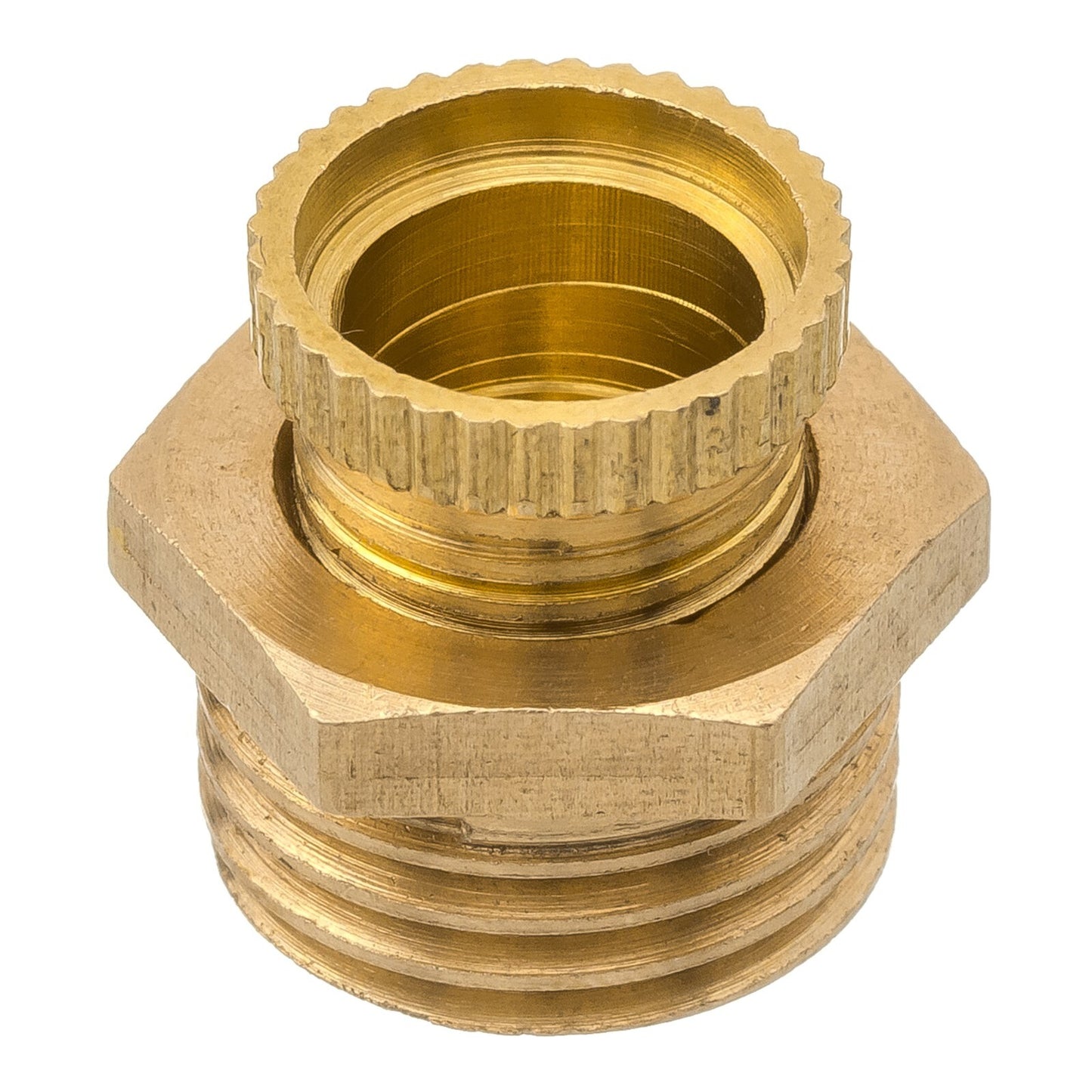 1/4" NPT Brass Drain Plug Valve Air Compressor Round Tank Fitting Rubber Seal